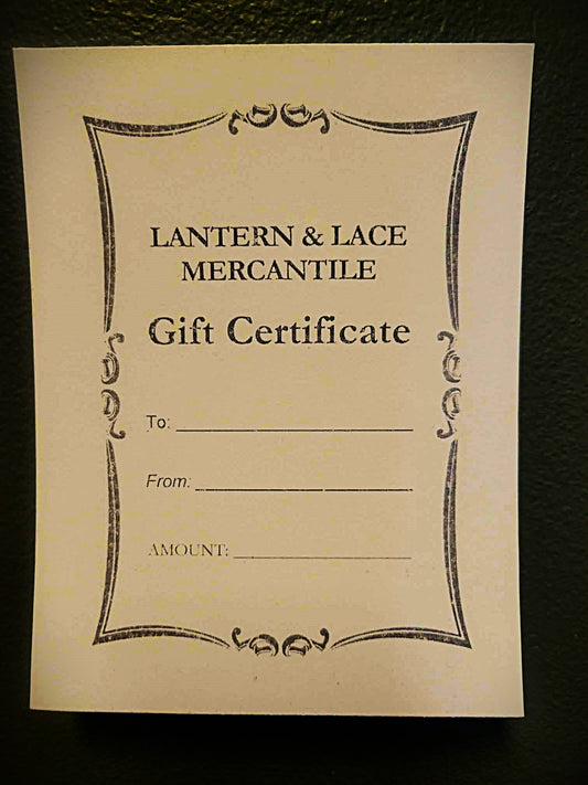 Gift Certificates